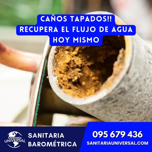 Desobstrucción de cañerías en Montevideo, Canelones, San Jose, Costa de oro